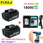 100% оригинал для Makita 18V 18000 мАч, Перезаряжаемые Мощность инструменты Батарея с светодиодный Литий-ионная LXT BL1860B BL1860 BL1850