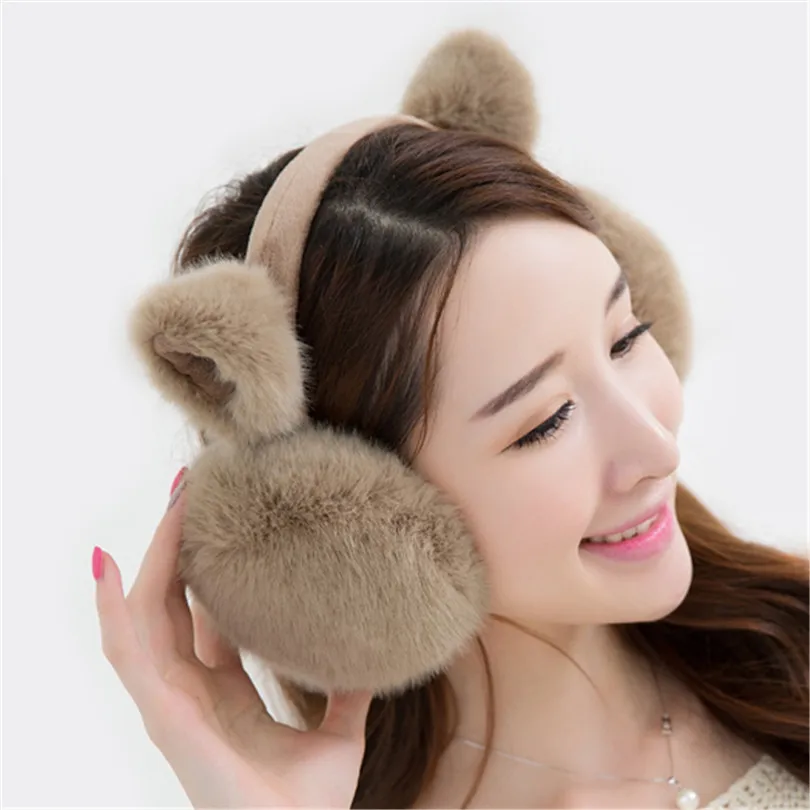 Зимние наушники VIIANLES из искусственного меха повязка на голову новинка модные