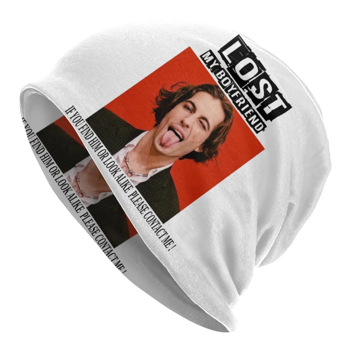 

Облегающая шапка Maneskin Damiano David, вязаные шапки для мужчин и женщин, классные итальянские альтернативные рок-группы, зимние теплые шапки, облег...