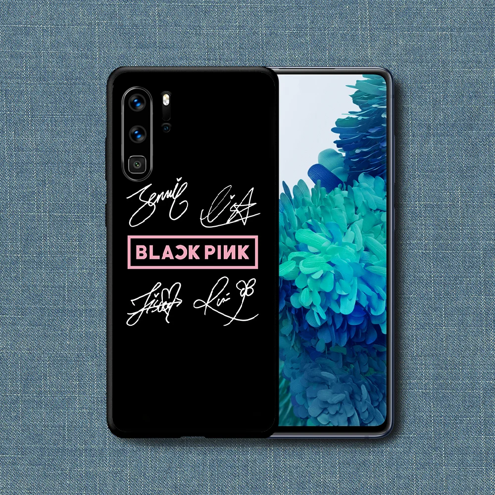 

Blackpinks KPOP Phone Case For Huawei P Mate Smart 10 20 30 40 Lite Z 2019 Pro black Cell Silicone Prime Pretty Funda Painting