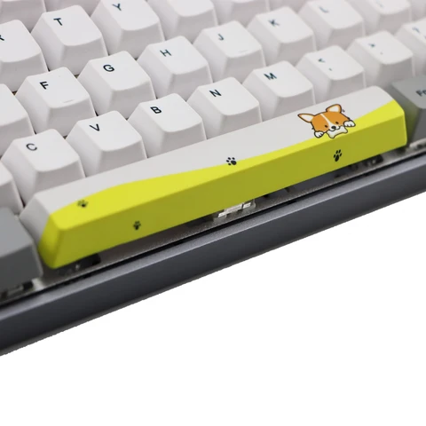 PBT пятисторонняя красящая подставка Space bar 6.25U OEM профильная клавиатура для механической клавиатуры