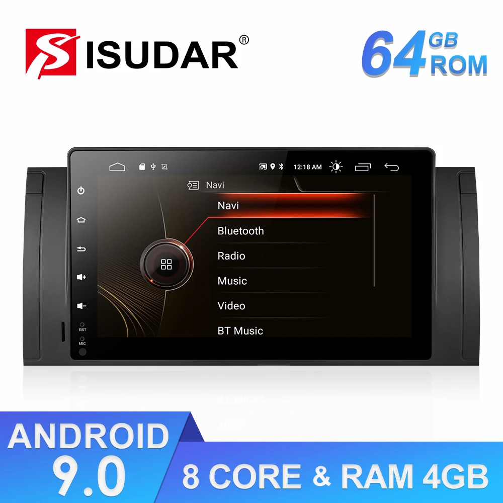 Isudar Android 1 Din Авто Радио для BMW X5 E53 E39 Автомобильная Мультимедийная система Canbus Octa