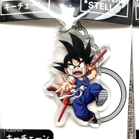 Dragon Ball Z аниме брелок мультфильм Супер Saiyan Goku брелок экшн игрушка Фигурки Коллекция Модель игрушки брелок кольцо брелок