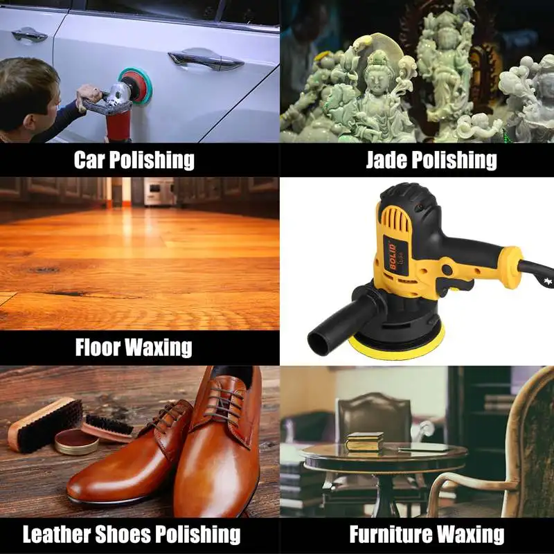 

220V Electric Car Polisher Machine Auto Polishing Machine Adjustable Speed Sanding Waxing Tools Furniture Polishing Tools