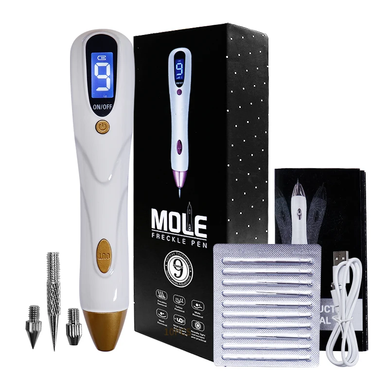 

Portable Rechargeable Laser Dark Spot Tattoo Remover Plasma Pen Wart Freckle Removal Tag Beauty Care Device Face Massage Machine