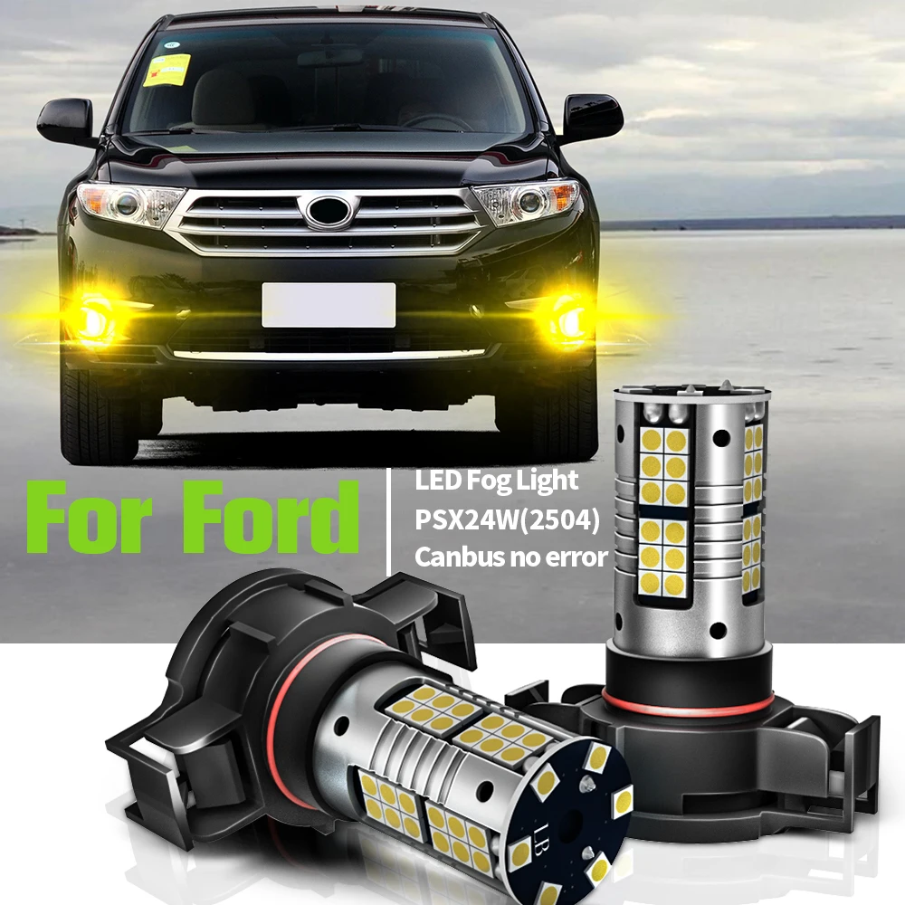 2 светодиодный т. светодиодные противотуманные фасветильник Canbus без ошибок PSX24W
