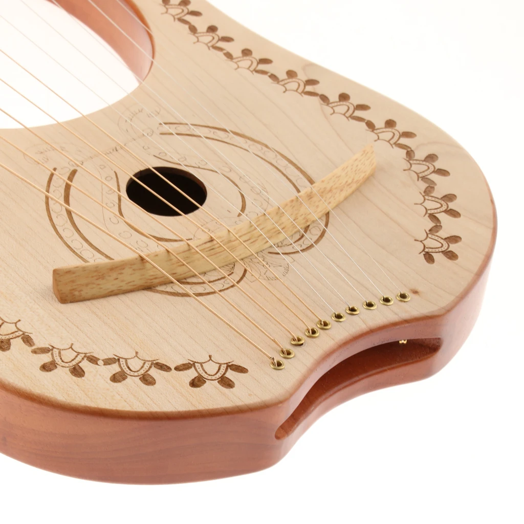 Lyre Harp 10 металлические струны инструмент из красного дерева для начинающих
