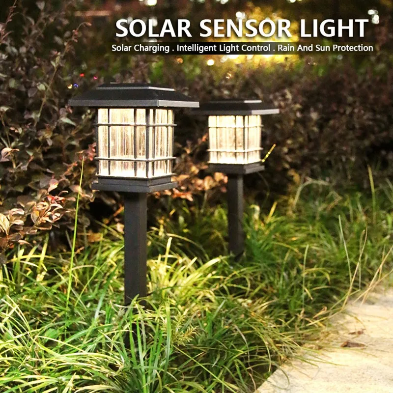 

Уличные светодиодсветодиодный светильники на солнечной батарее, лампа для газона, наземная лампа, водонепроницаемый Ландшафтный Точечный ...