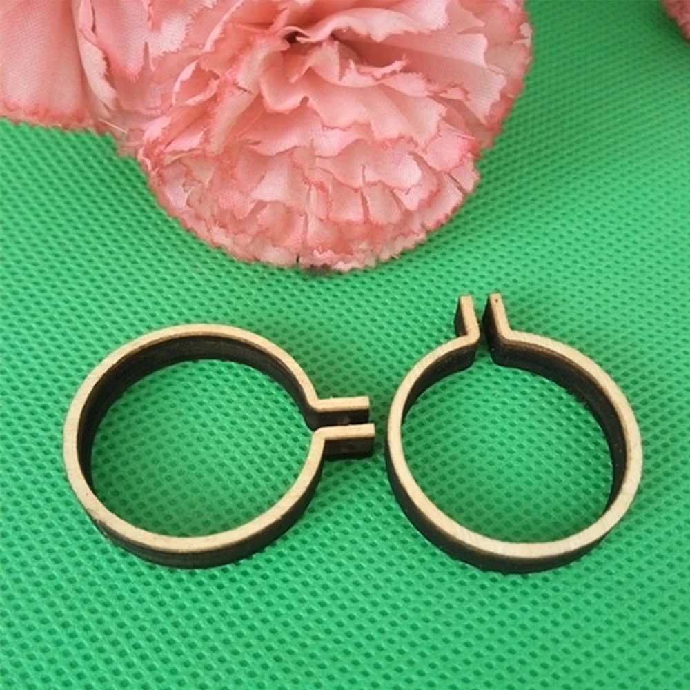 _ Креативное деревянное мини-кольцо для вышивки кольцо крестиком рамка ручной