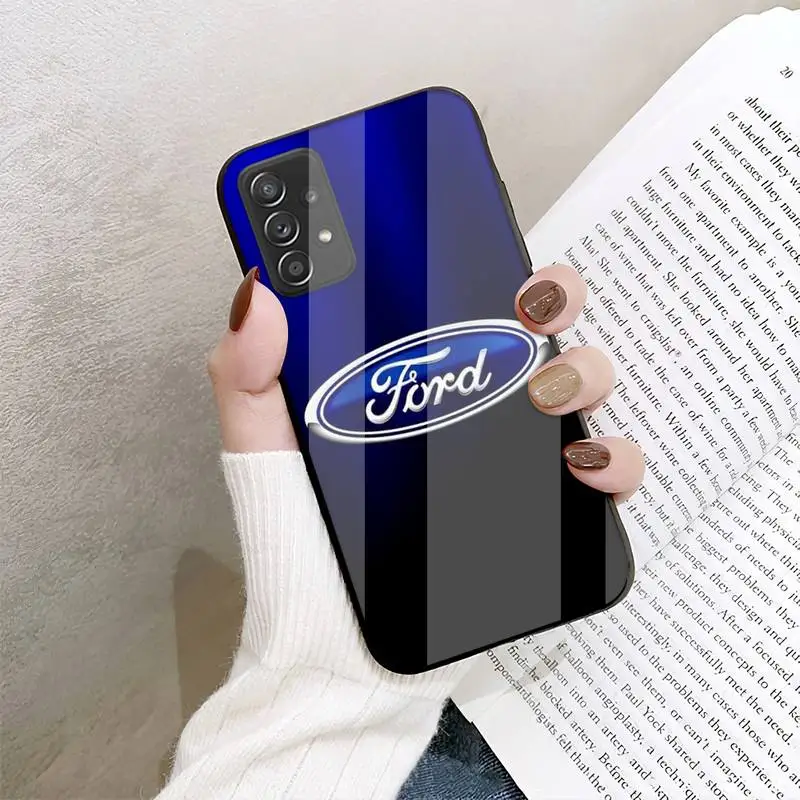 Роскошный автомобильный чехол RUICHI Fords для телефона Samsung Galaxy S7 8 9 10 20 plus Note8 Plus