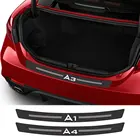 Наклейки на багажник автомобиля из углеродного волокна для Audi A3 8P S3 8V A4 B8 B6 B7 A6 C6 C5 C7 A5 Q3 Q5 Q7 TT A1 A2 A7 A8 Q2