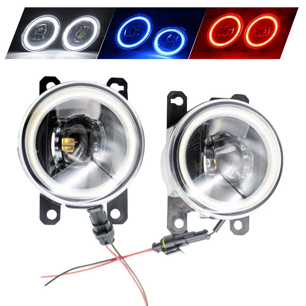 

Светодиодный ные Противотуманные фары для Ford Focus 2 Focus CC Focus 3 2005-2014 ангельские глазки DRL дневные ходовые огни автомобильный Стайлинг