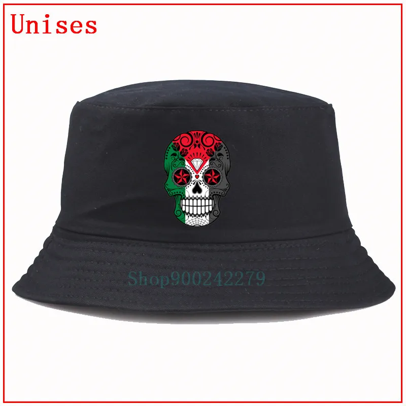 Панама женская с флагом Палестины шляпа в стиле хип-хоп рисунком сахарного