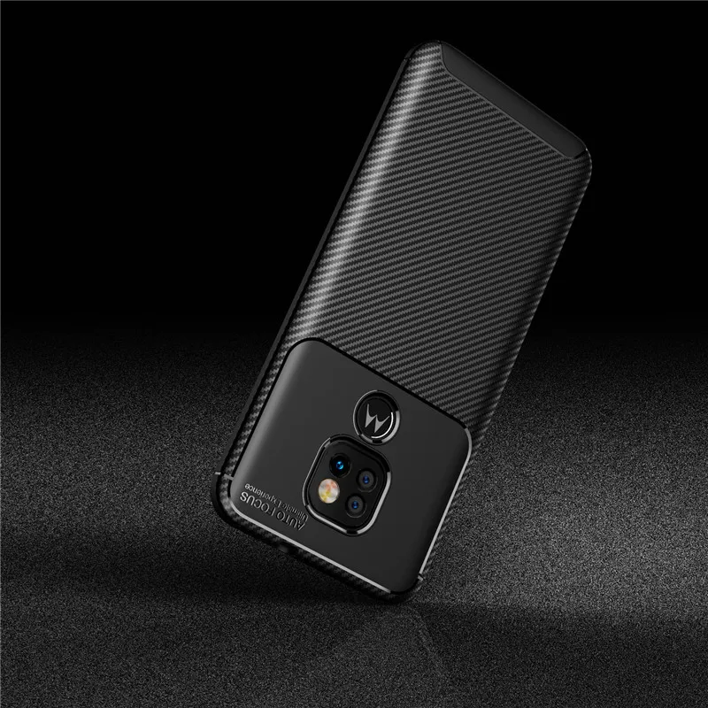 for motorola moto g9 play case carbon fiber soft tpu protective back cover for moto g9 plus g9 power silicone bumper phone cases free global shipping