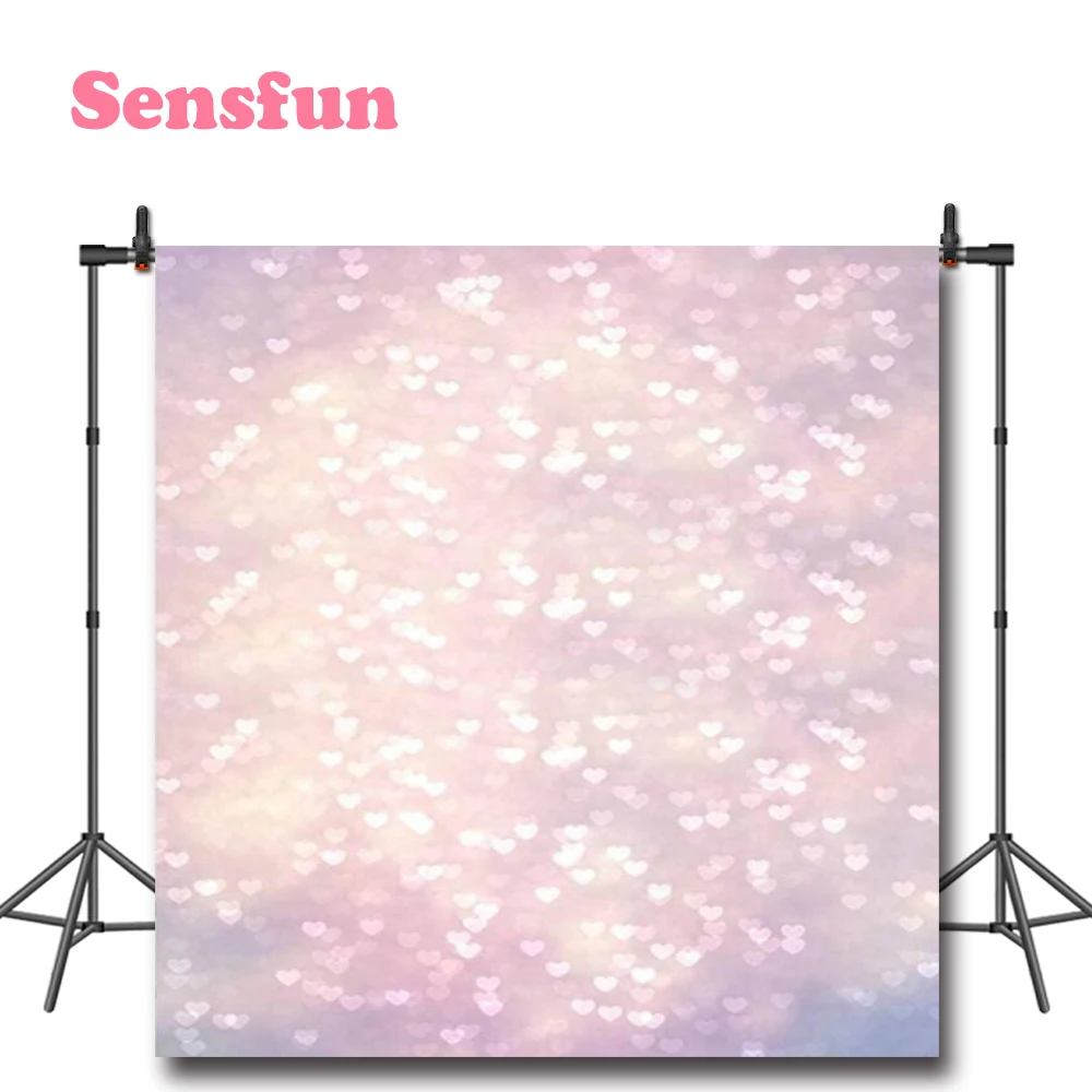 Sensfun Розовый Блестящий фото фон вечерние праздничные фотографии боке тканевый |