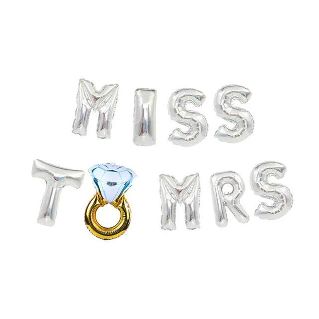 Только что женатый баннер розовое золото Команда Невесты шарики для свадебного