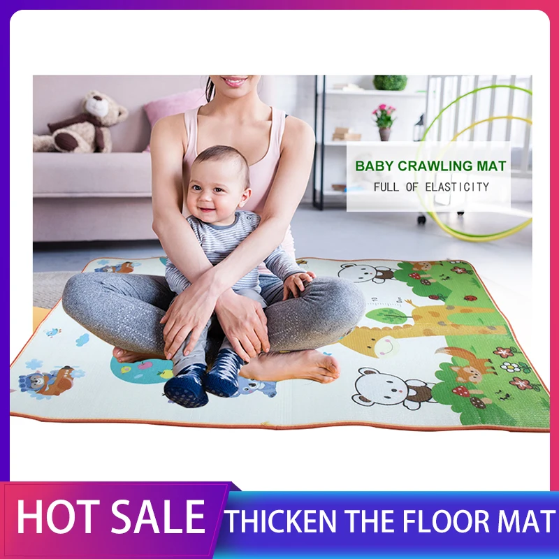 IMBABY Baby Play Mat Eva Foam Crawling Mat Folding Mat for Children Double Surface Infant Game Carpet Pad Baby Gym Toys paradise