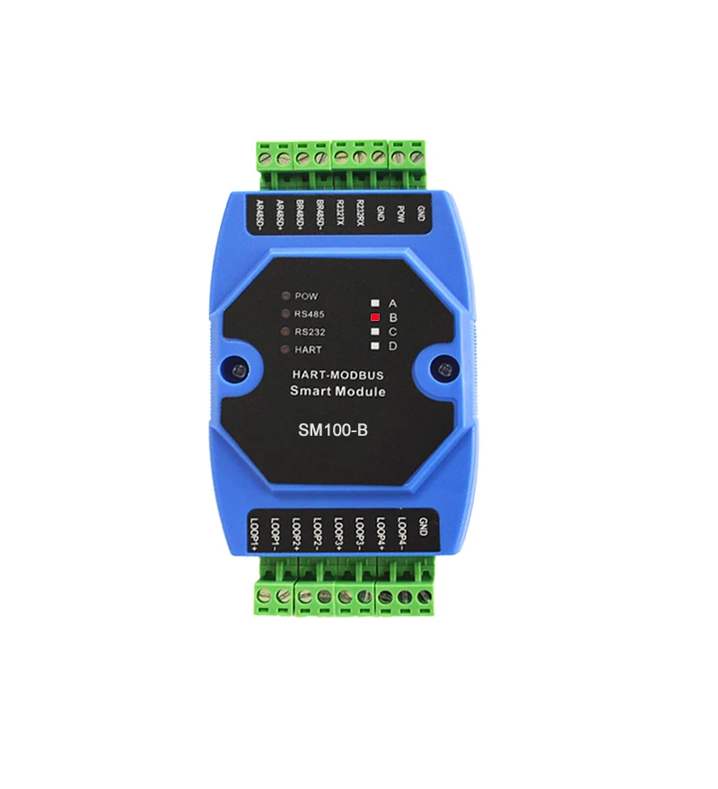 Промышленный HART к RS485 Интеллектуальный протокол конвертер MODBUS RTU SM100-B |