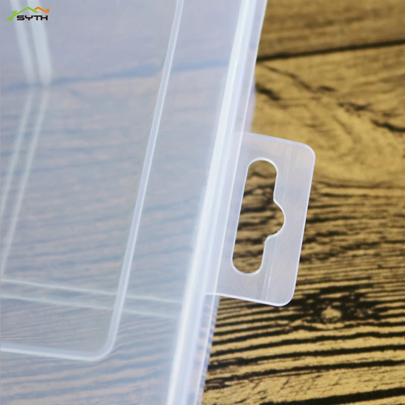 Прозрачная крышка маленькая пластиковая коробка бокс для хранения инструментов