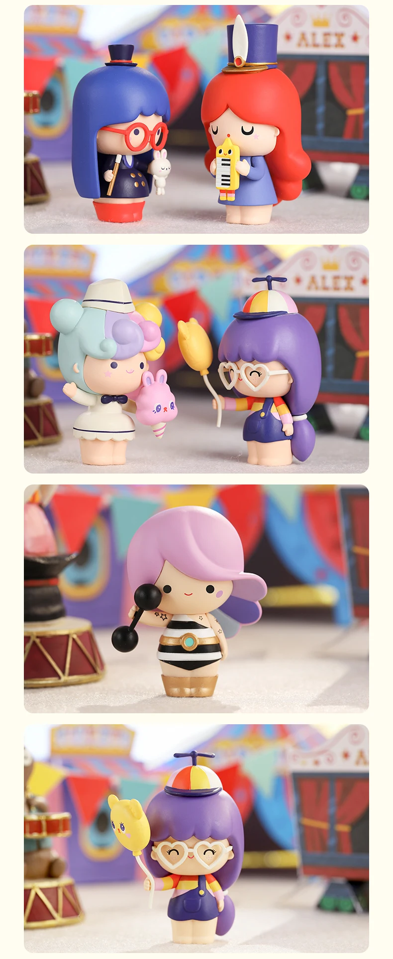 POPMART куклы Momiji Цирк серии игрушки фигурка подарок на день рождения Детская игрушка