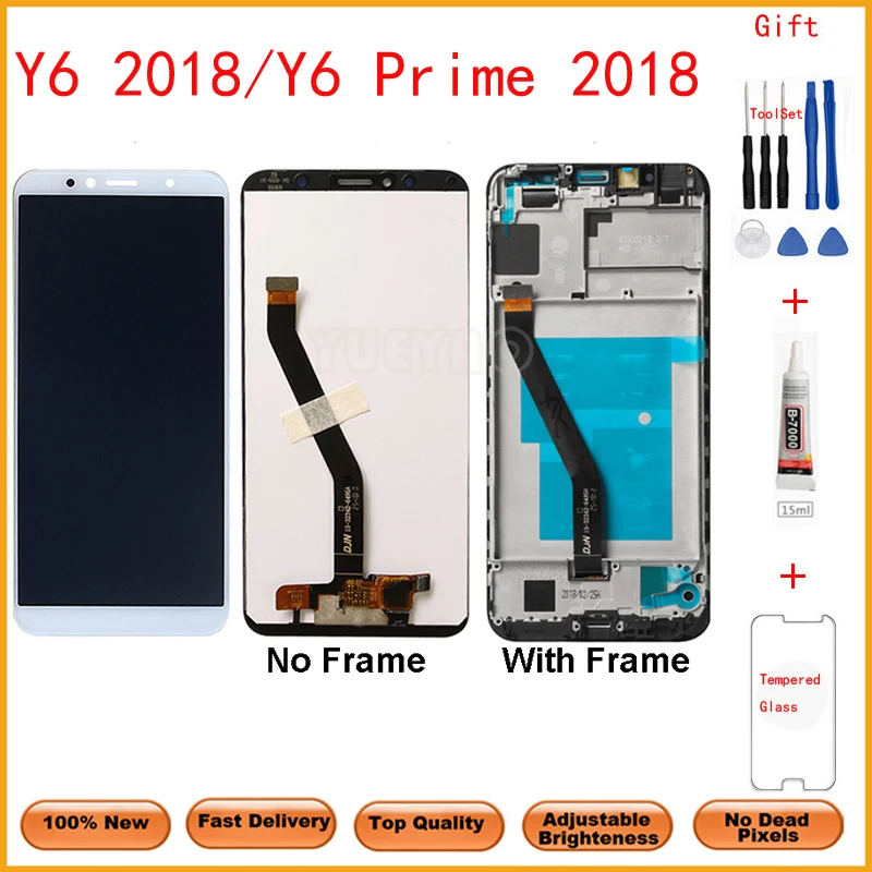 ЖК-дисплей с дигитайзером сенсорного экрана для Huawei Y6 2018 Prime 2018/Y6 PRO ATU L11 L21 L22 LX1 |