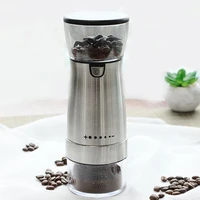 portable electric coffee grinder stainless steel electric grinder small usb charging pepper coffee bean grinding machine