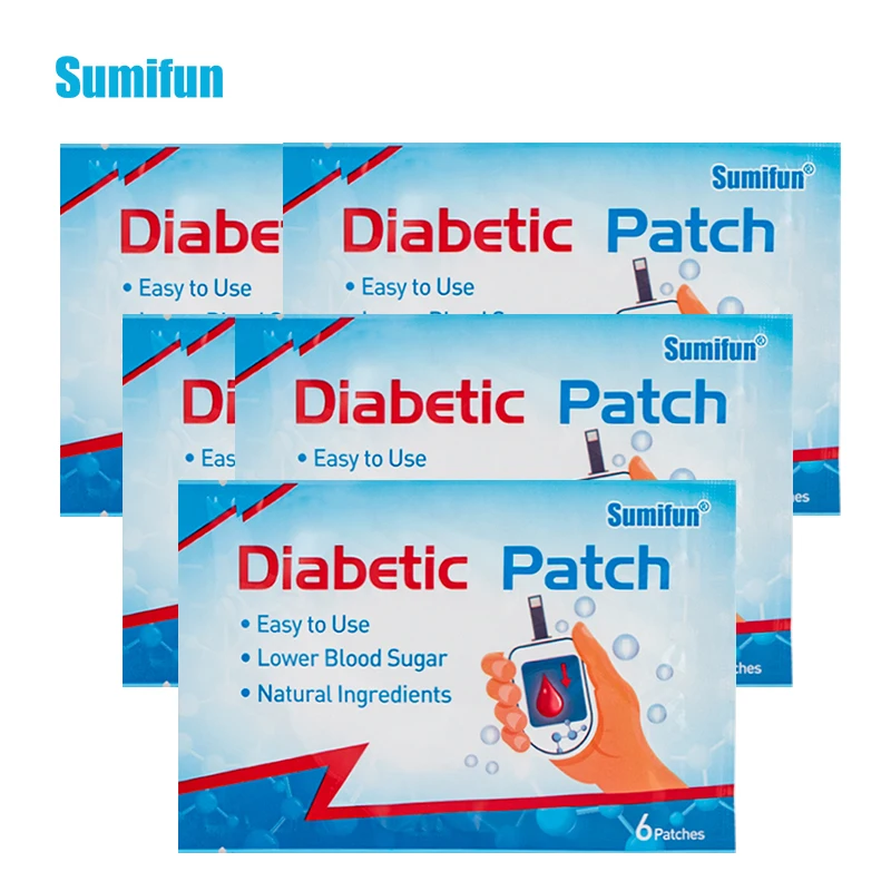 

6/18/30Pcs New Sumifun Diabetic Patch Lower Come Down Blood Sugar Level Medical Plaster Balance Blood Glucose Treatment Sticker