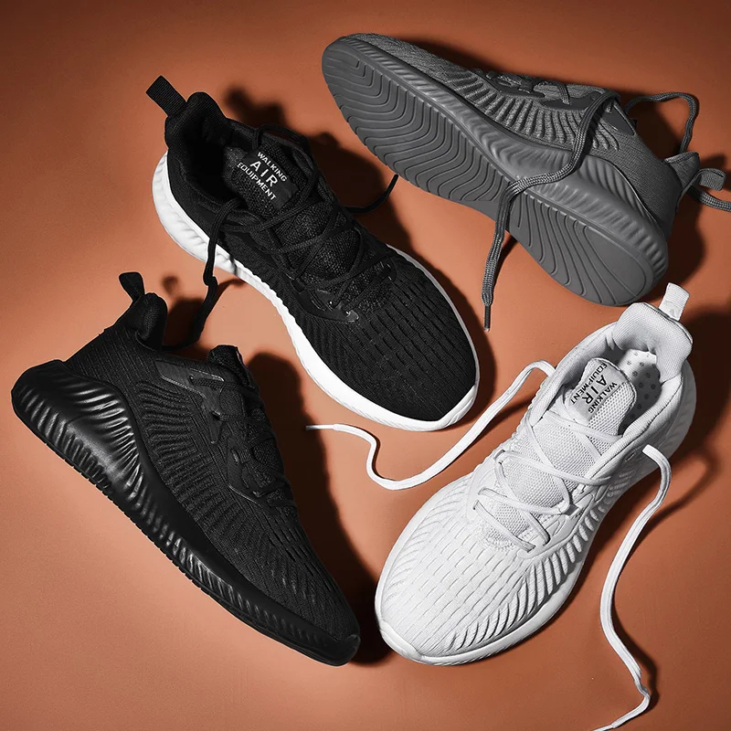 Обувь + Мужская Спортивная обувь для мужчин Новое модное Сетчатое платье Весна