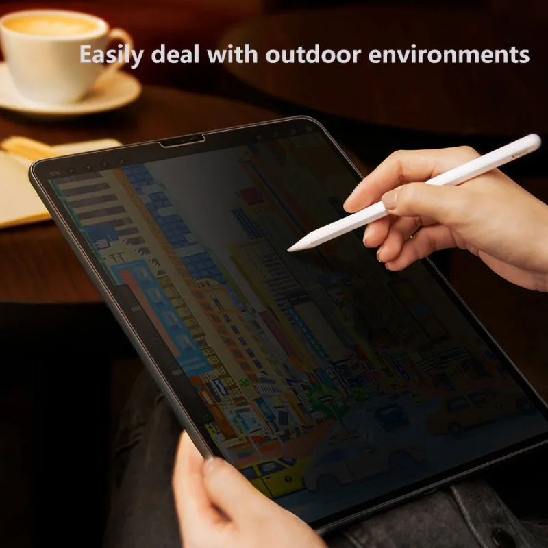 Горячая Распродажа защита экрана от шпионов для конфиденциальности Защита Apple IPad