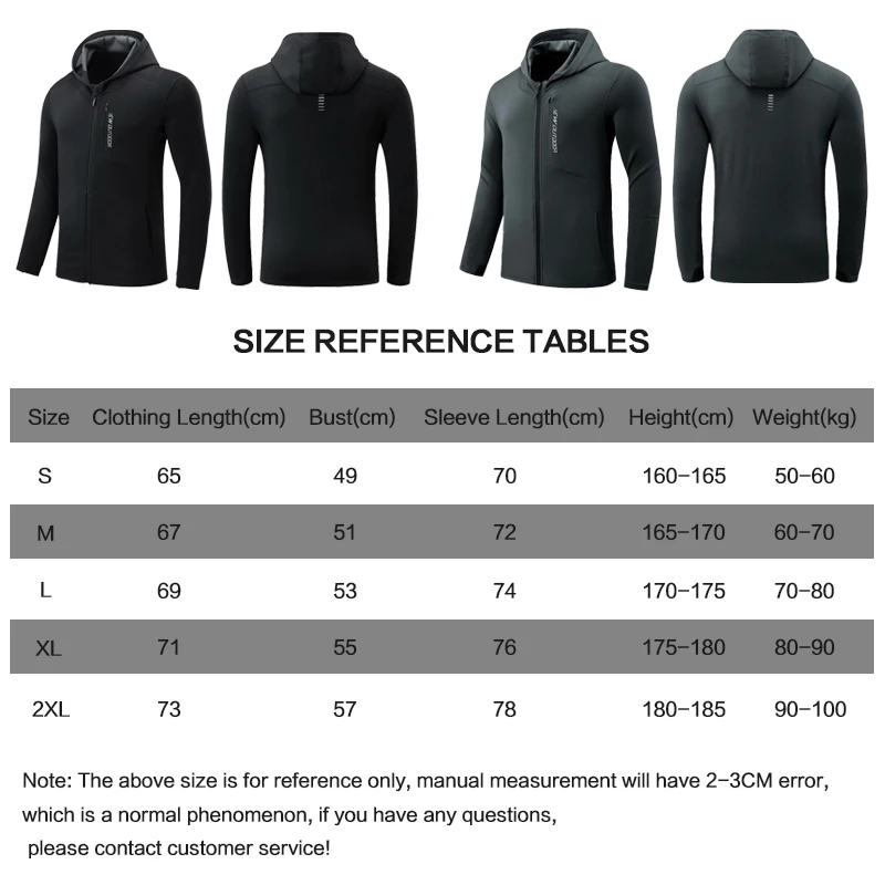 

Gym Men Sports Jacket Fitness Long Sleeve Coat Running Elastic Tight Hoodies Slim Hiking Sweatshirts Male Jogging Hooded Tops