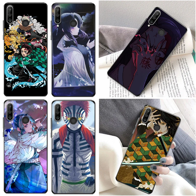 

Demon Slayer Kamado Tanjirou Agatsuma Zenitsu Kimetsu No Yaiba Kamado Nezuko Phone Case For Huawei P30 Pro Lite Funda