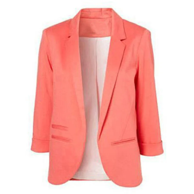 

Women Jackets Blazer Female Autumn Spring Coats Casual Vintage Outwears Fashion Slim Fit Women Clothing Lady Streetwears LL316