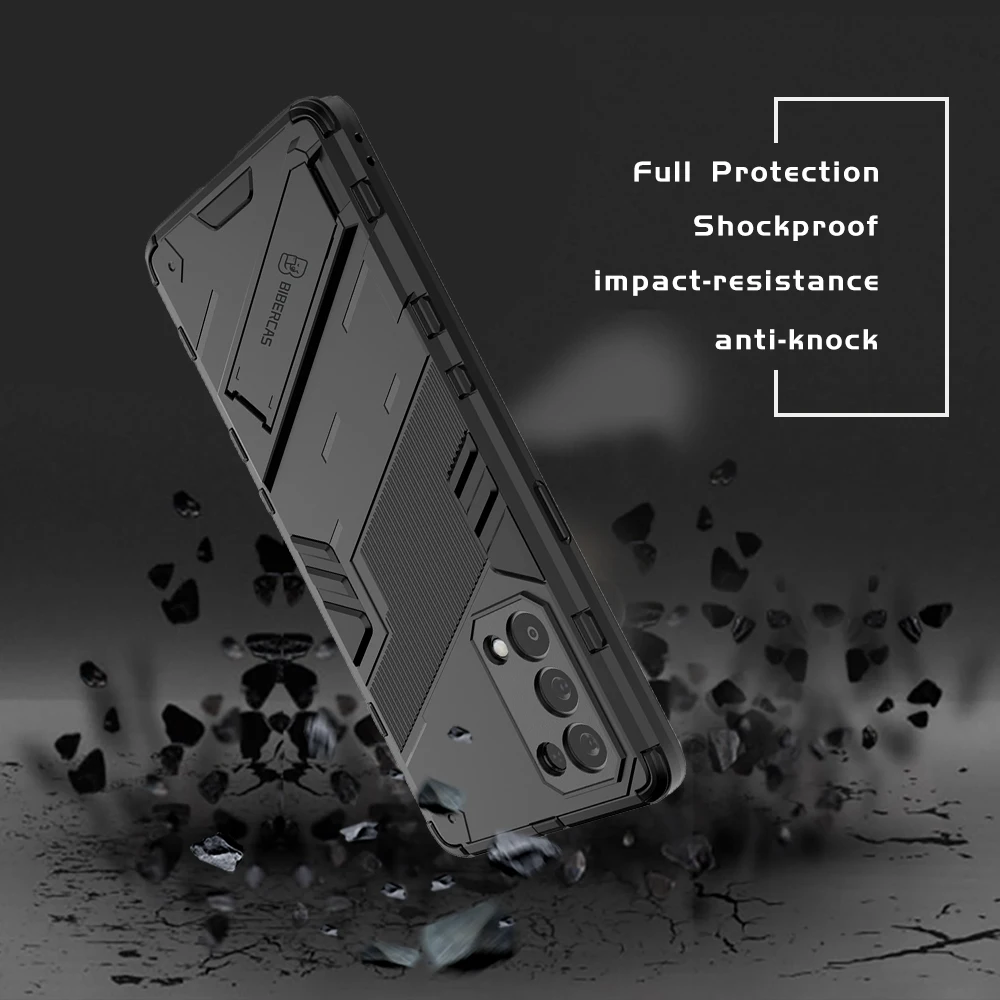 shockproof casing for oppo reno 5 pro plus 5g reno5 z punk back cover hard case with kickstand free global shipping