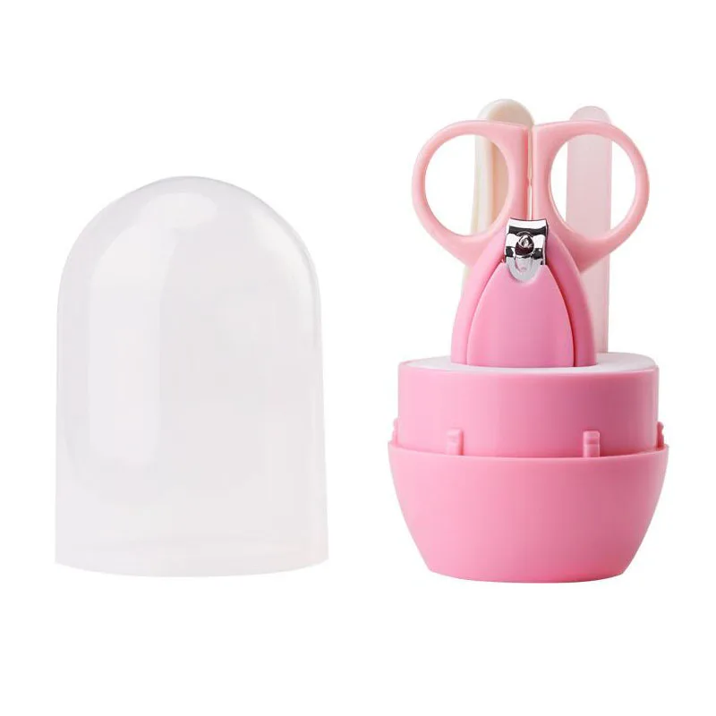 4 шт./компл. уход за младенцем Комплект детский набор для ухода ногтями пинцеты