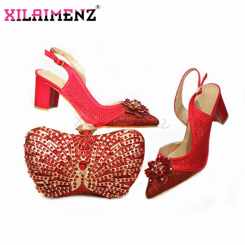 Высокое качество Новое поступление 2020 г. Итальянская женская обувь и сумка в