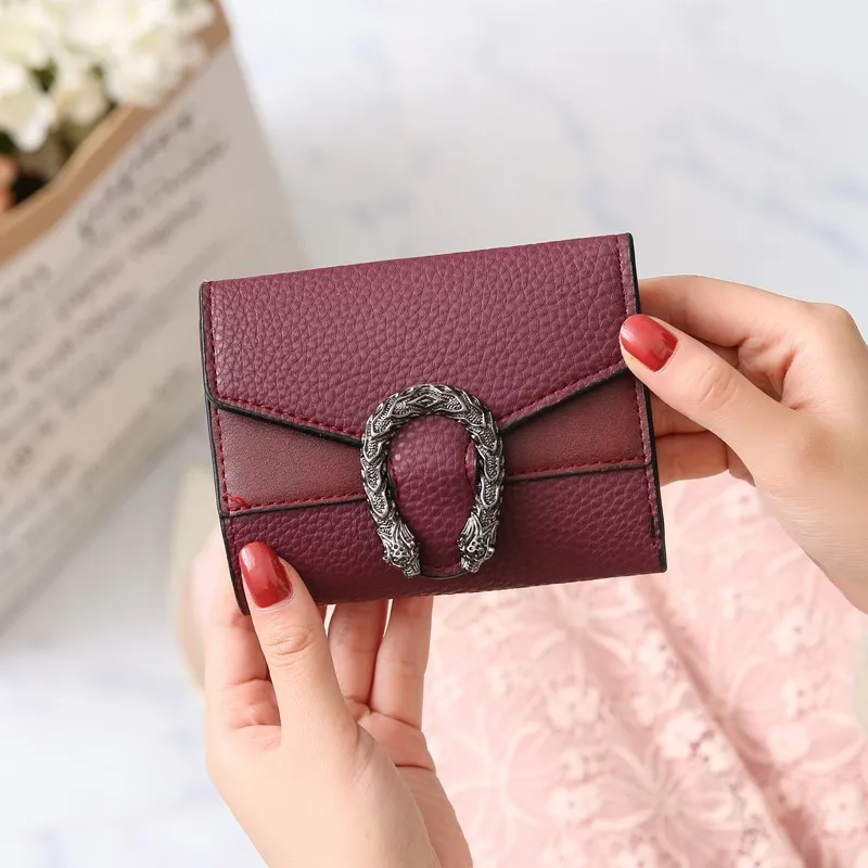 

Short Wallets Leather Women Wallets Multifunctional Coin Purse Card Holder Ladies Clutch Bag Female Luxury Designer Wallets
