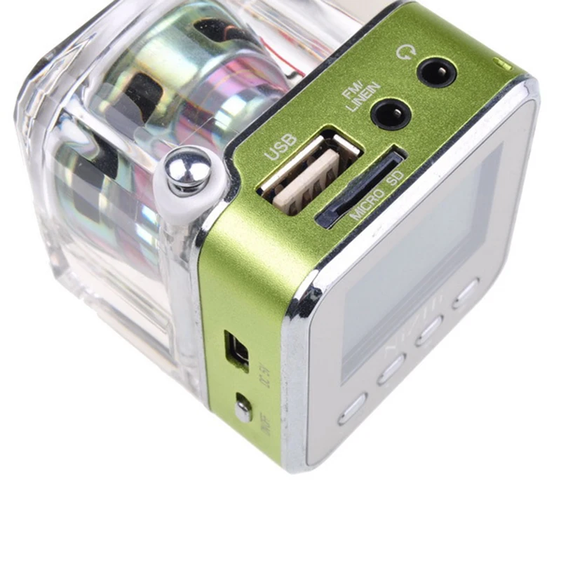 ЖК-дисплей со светодиодный Ной подсветкой мини mp3-плеер динамик TF карта FM TT028
