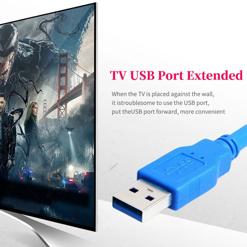 Кабель USB 3 0 штекер-гнездо высокоскоростной адаптер для синхронизации данных |