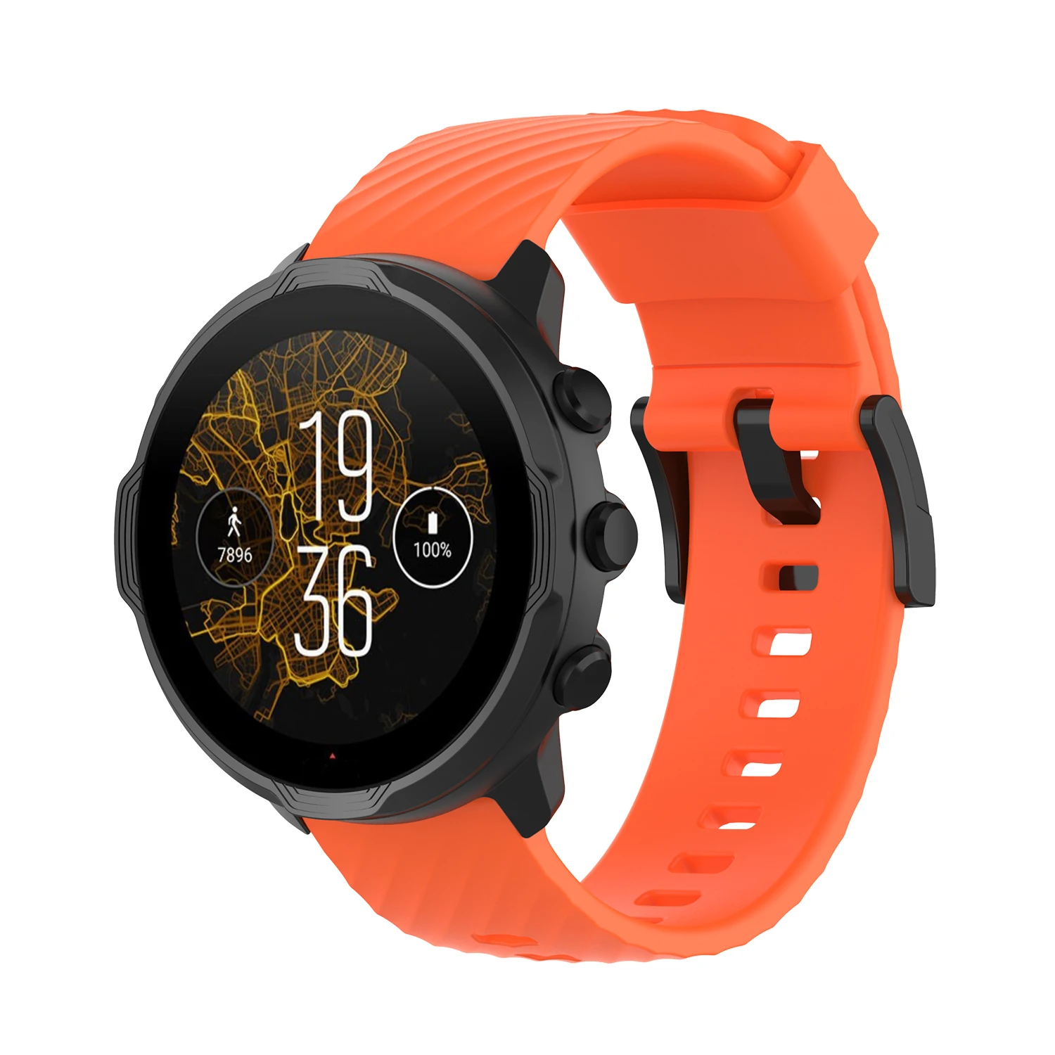 Ремешок силиконовый для Suunto 7 9 baro сменный Браслет спортивных часов D5 spartan |