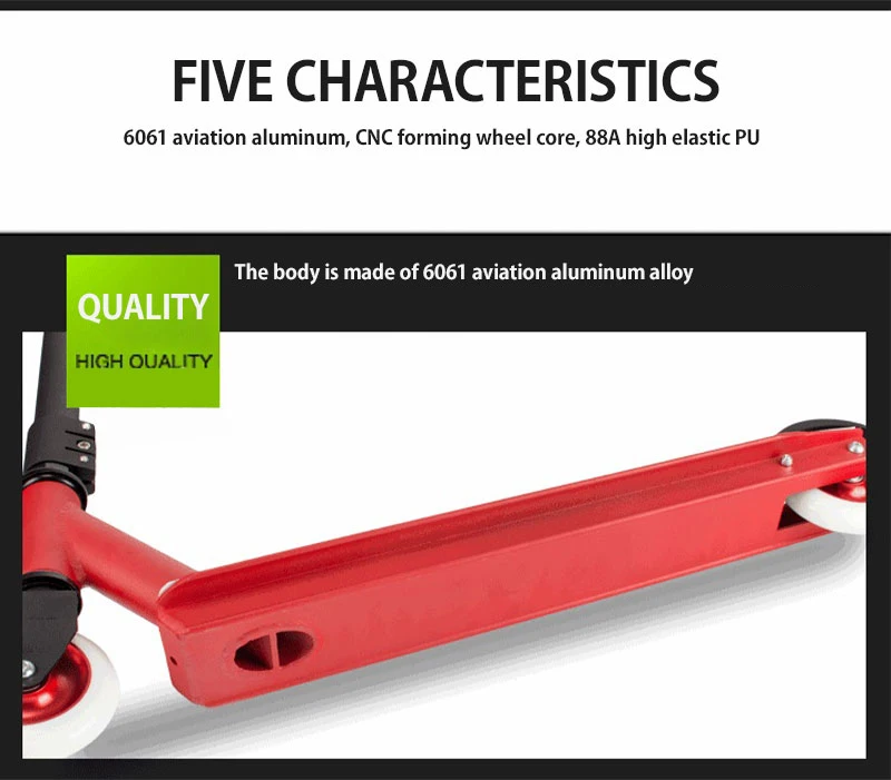 Уличный скутер для взрослых Портативный легкий Электрический детей прочный