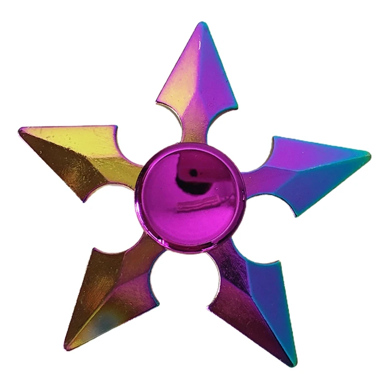 

New Metal Colorful Butterfly Dart Lotus Stress Relief Fidget Spinner Finger Spinner Kids Toy Gift