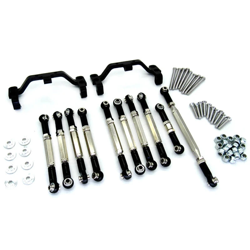 

Metal Pull Rod Steering Rod Link Tie Rod Mount for MN D90 D91 D96 D99S MN90 MS 1/12 RC Car Upgrade Parts