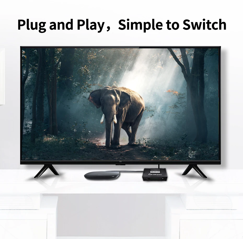Hannord HDMI разветвитель 4K Full Ultra HD 1080P видео HDMI коммутатор 1x4 адаптер HDMI коммутатор для HD tv DVD PS3 Xbox tv коробка