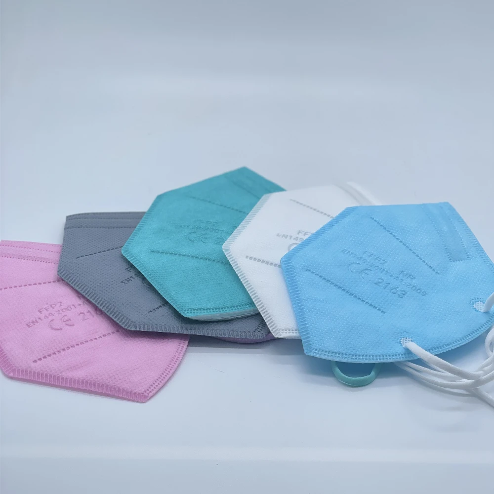 

200Pieces ffp2 CE Mask fpp2 Approved kn95 Mascarillas Masks Kn95 Certified Respiratory ffp2mask Red Mouth Caps Mask 5 Layers