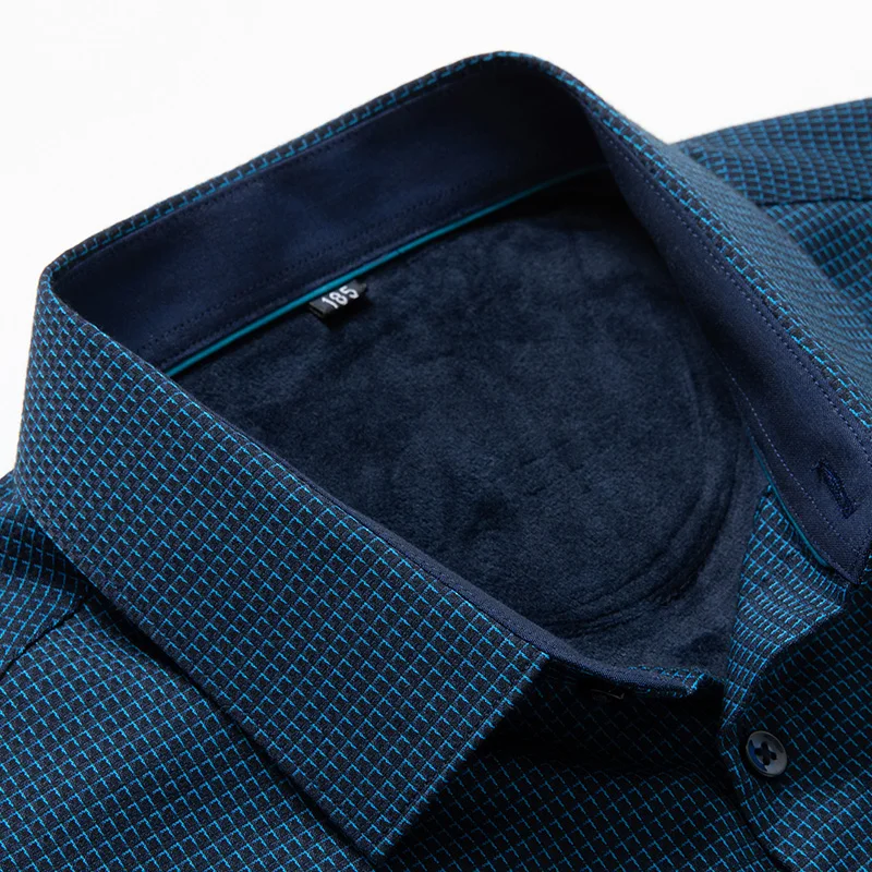 

Plus Sized 6xl 7xl 8xl Men Shirts 2020 Casual Turn Down Collar Long Sleeve Shirt Blue Red