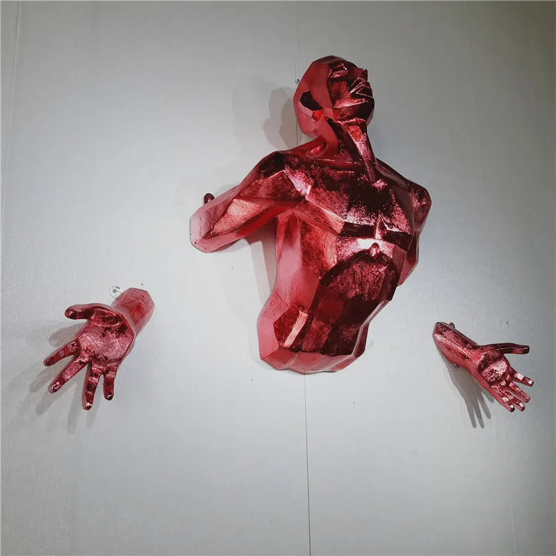 Креативная 3D геометрическая настенная стереоскопическая скульптура настенные