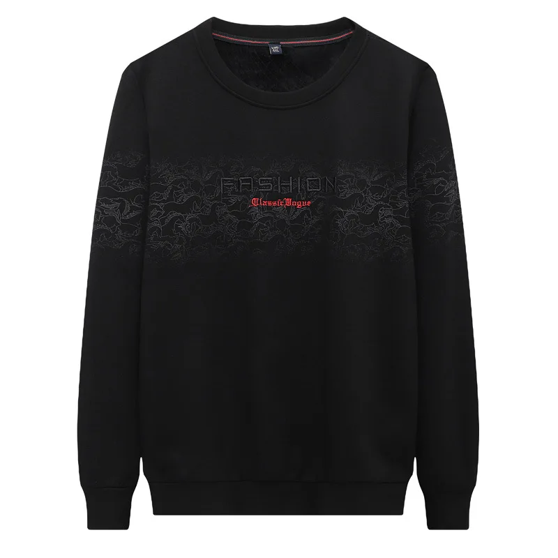 

Fashionable and fat plus Plush sweater for young and middle-aged men