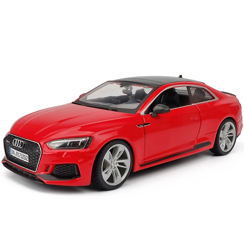 Bburago-coche de carreras de aleaci&oacute;n para Audi A1, veh&iacute;culo de lujo de aleaci&oacute;n, fundido a presi&oacute;n, coches de juguete, colecci&oacute;n de regalo, 1:24-3