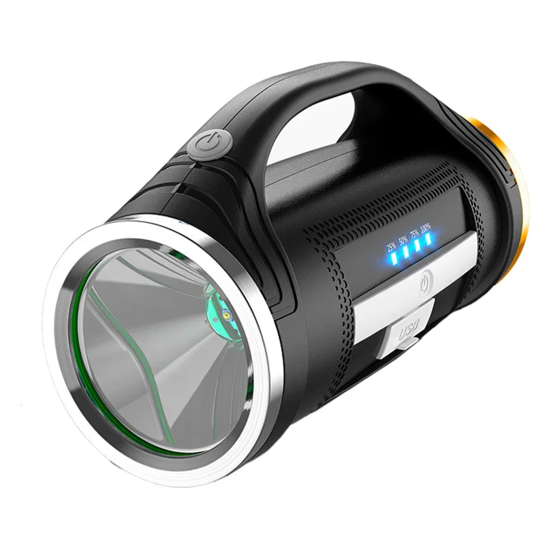 L2 портативный светодиодный фонарик с USB зарядкой для охоты кемпинга и походов 500 м