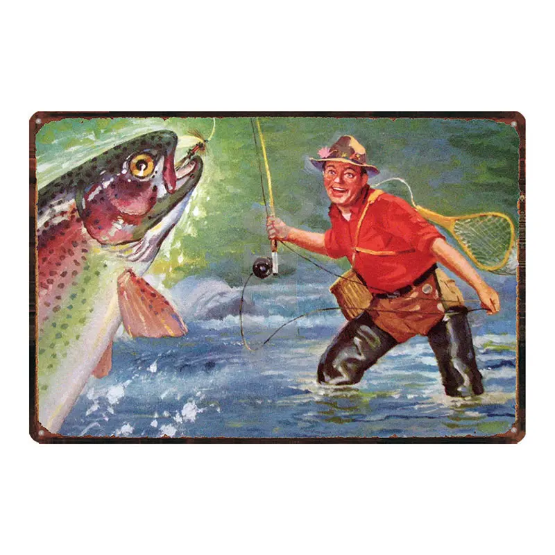 

Japanese Cat Sign Plaque Metal Vintage Metal Plate For Wall Poster Bar Art Home Decor Cuadros DU-3222
